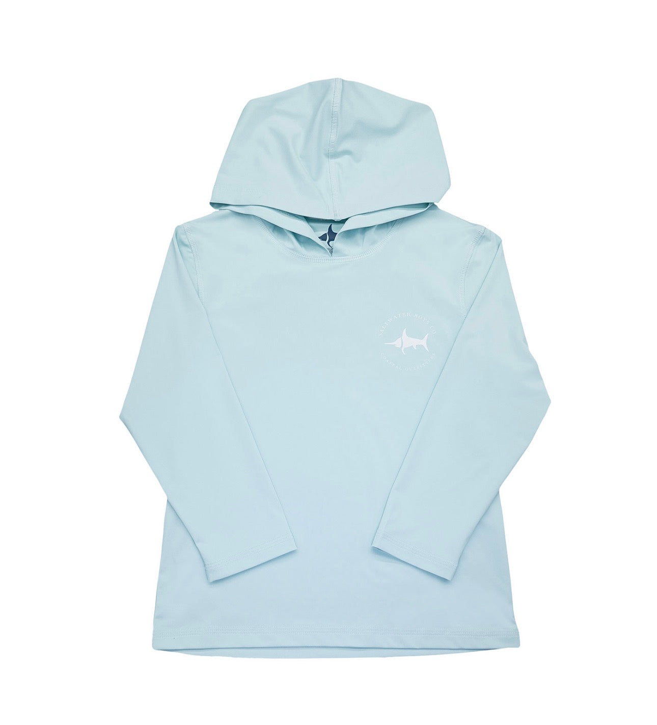 UPF50 Performance Hoodie- Teal Wahoo