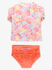 2-Piece Rashguard- Sunset Seashells