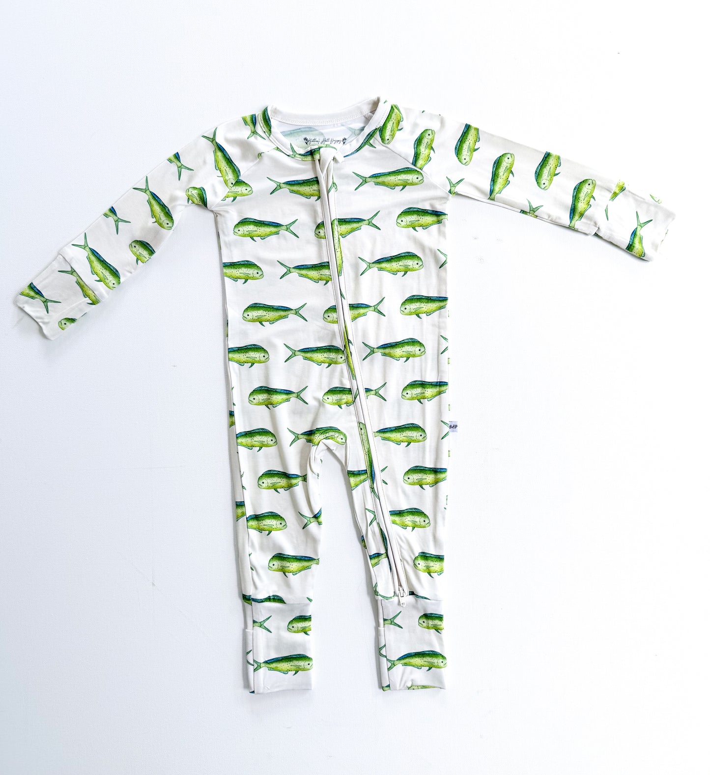 Mahi or Sailfish Bamboo Zippy Romper