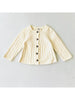 Rib Knit Baby Cardigan Sweater (Organic Cotton)