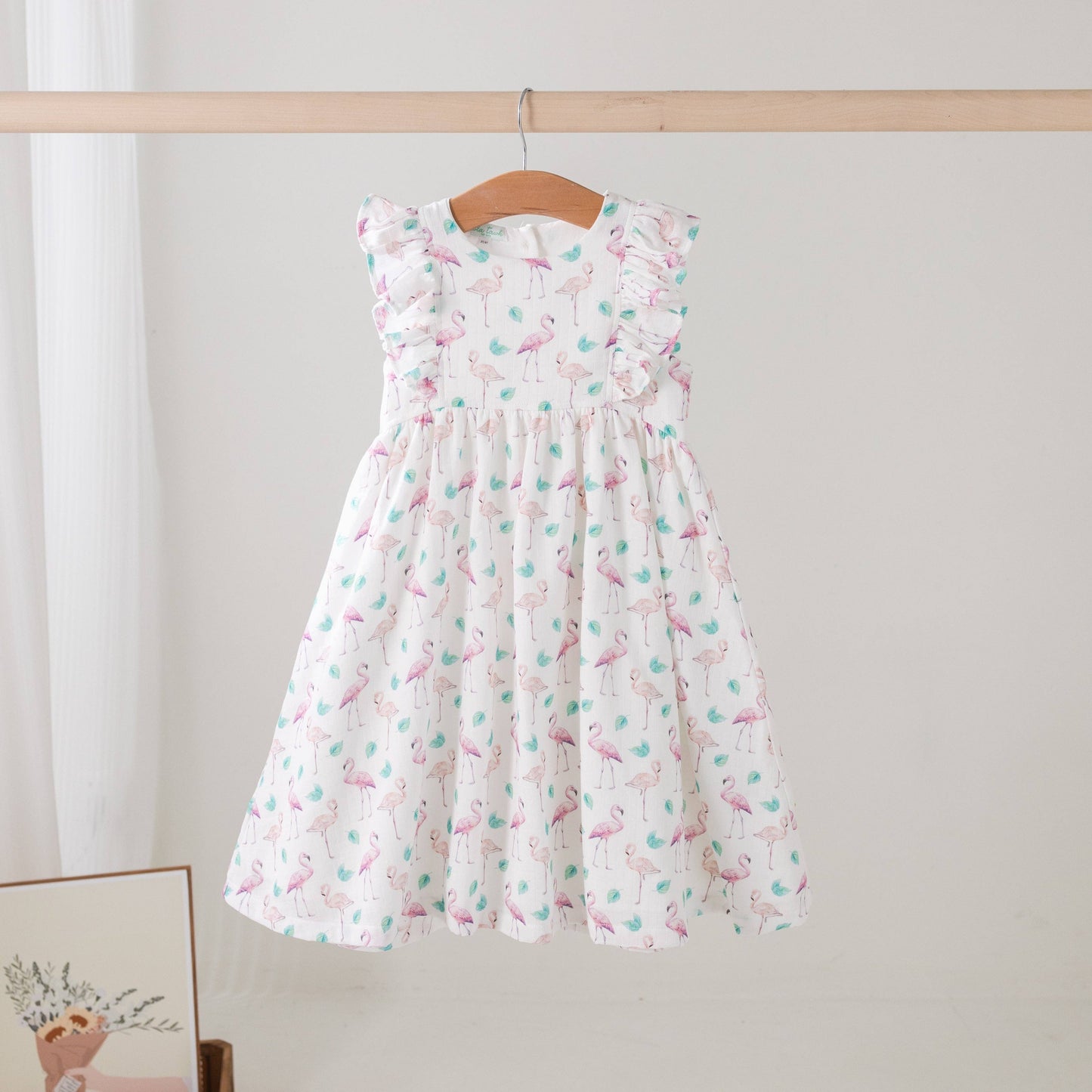 Pink Paradise Organic Muslin Dress for Kids