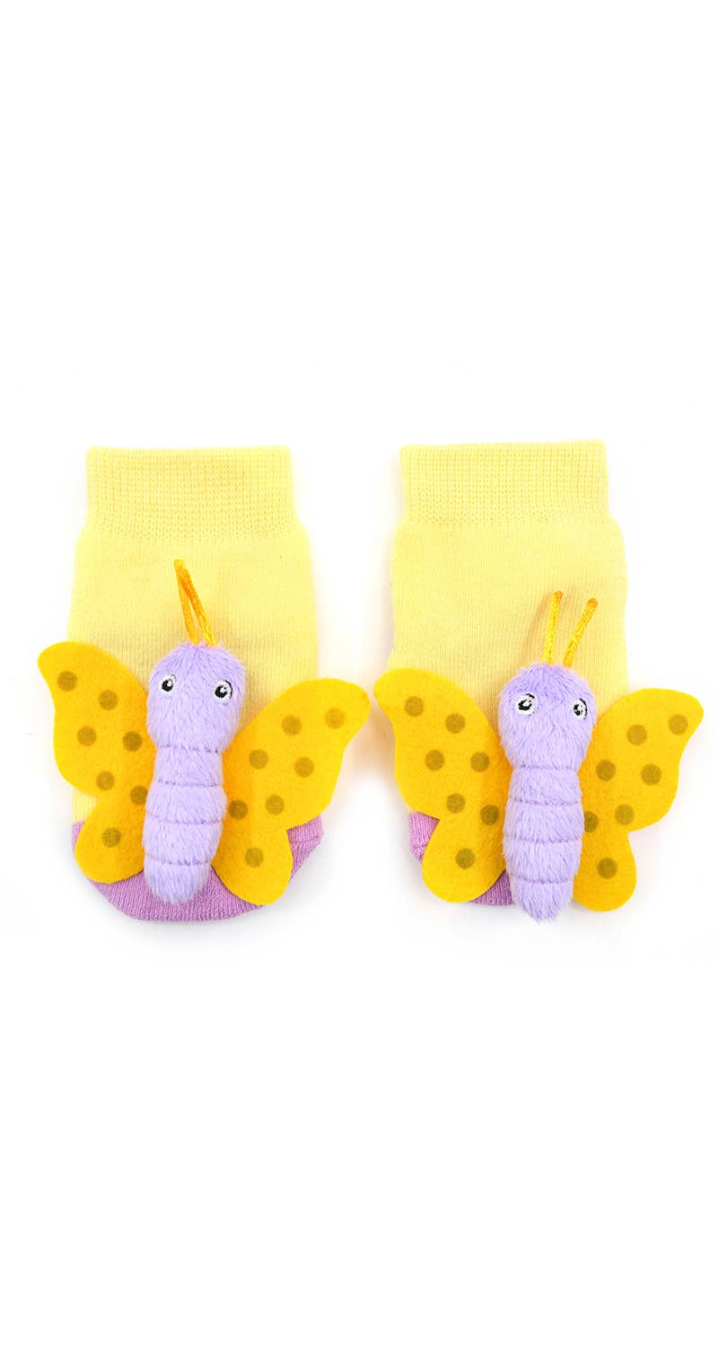 Butterfly Rattle Socks