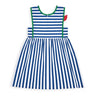 Stripe Knit Dress With Tulip