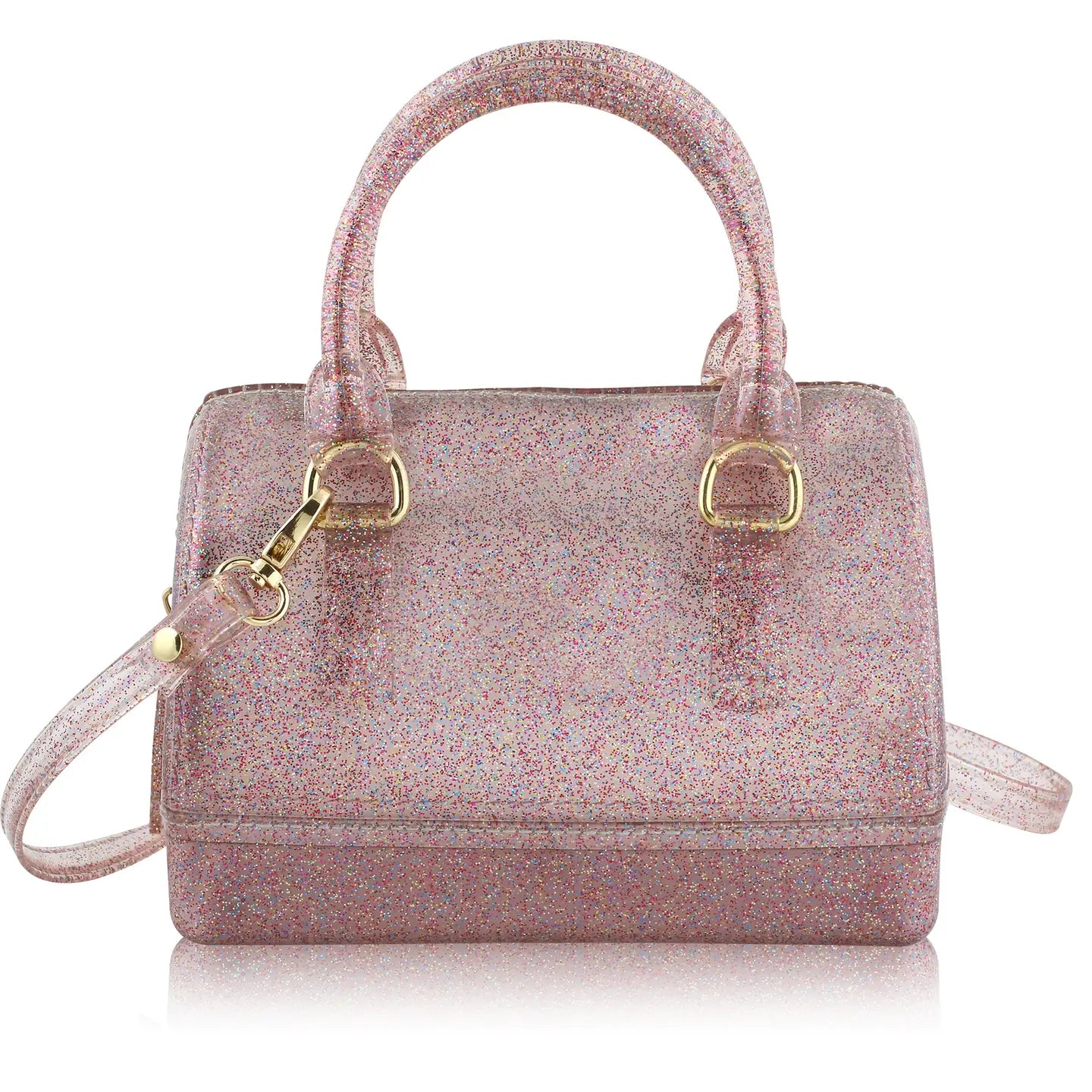 Ruby Multi Sparkle Kids Jelly Purse