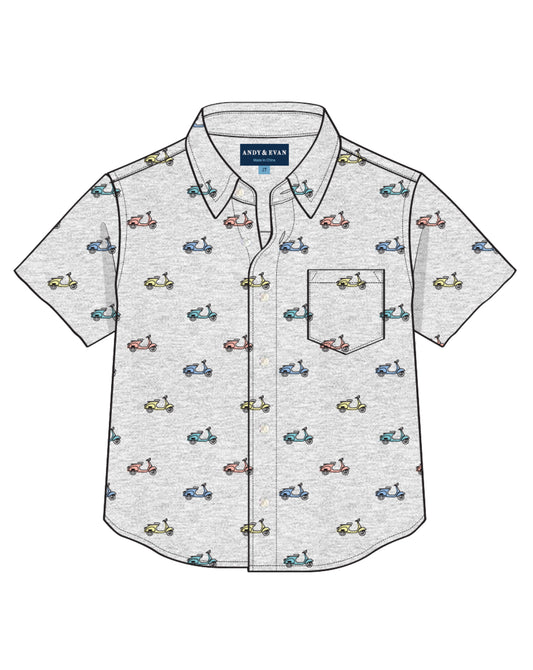 Grey Scooters Buttondown