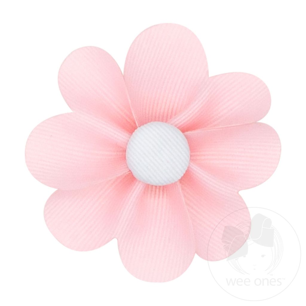 Grosgrain Petal Flower Hair Clip