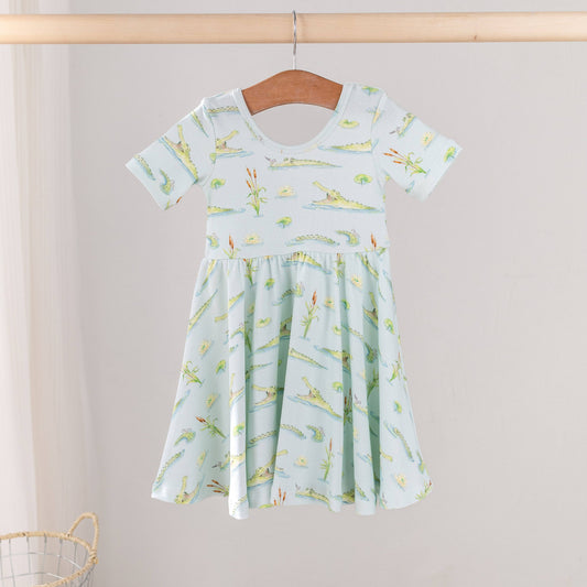 Gator Games Organic Cotton Dress for Kids
