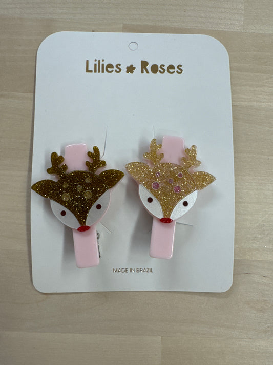 Rudolph Hair Clips