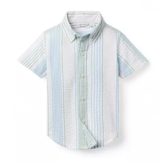 Striped Seersucker Shirt