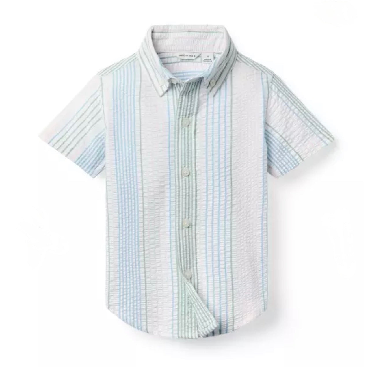 Striped Seersucker Shirt