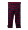 Tartan Button Cuff Ponte Pant