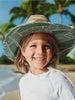 UPF50 Straw Lifeguard Hat- Banana Leaves