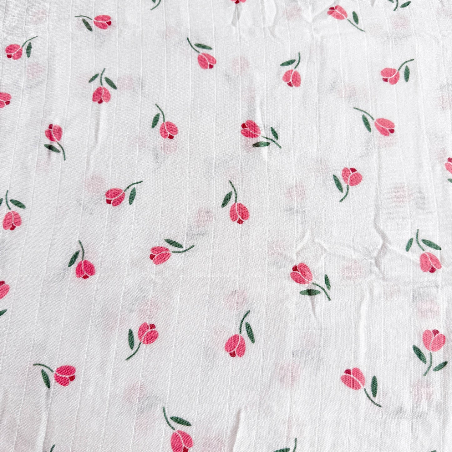 Bamboo Muslin Swaddle Blanket-Tulip