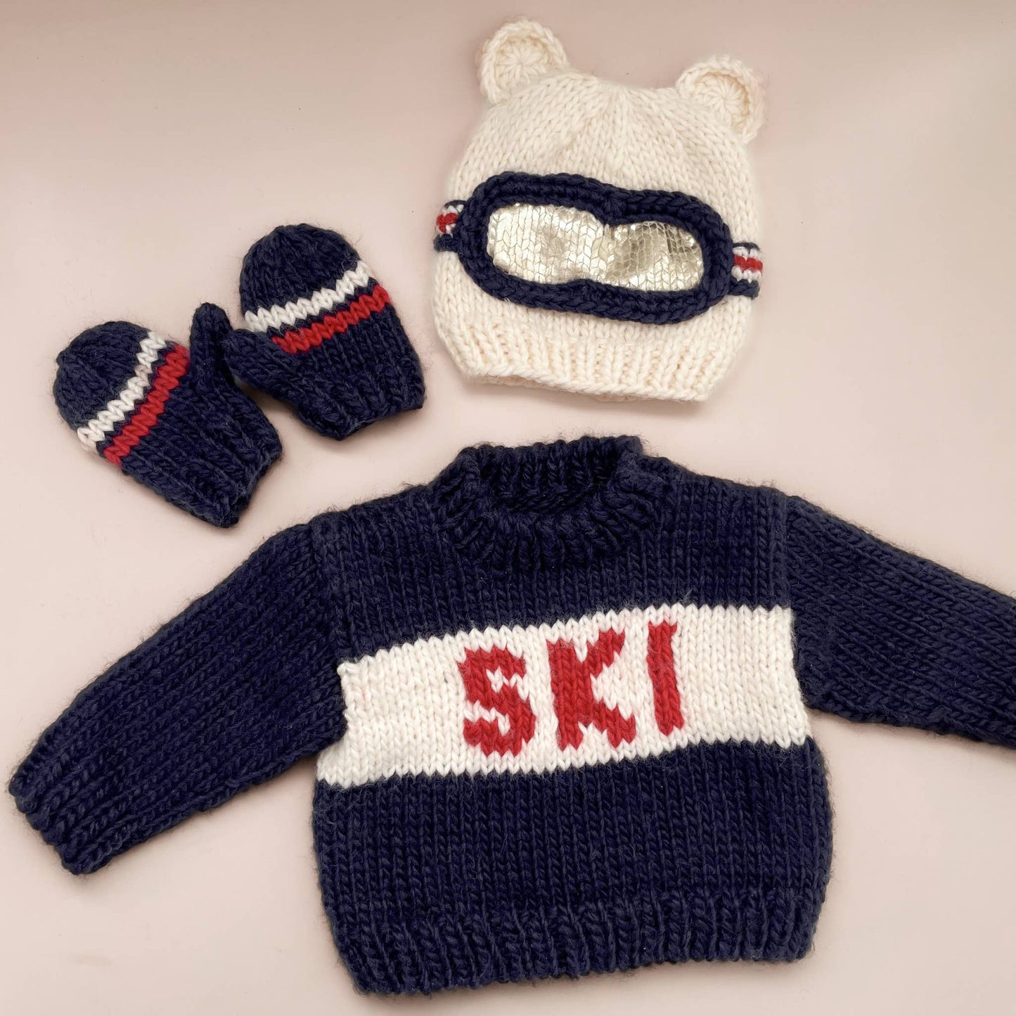 Ski Sweater- Navy