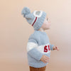 Ski Goggles Hat- Grey