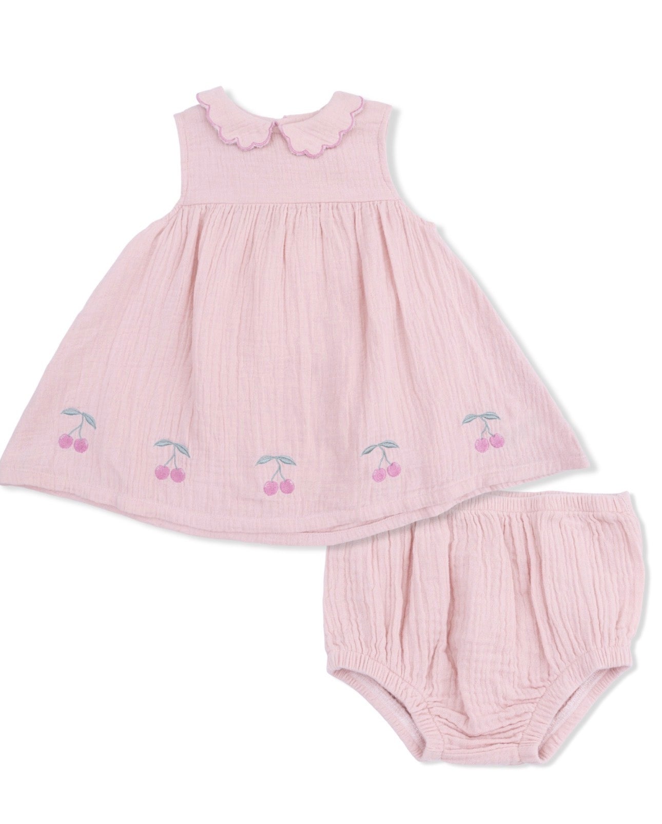 Muslin Lotus Collar Petal Dress