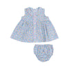 Peter Pan Collar Dress- Flowers and Berries