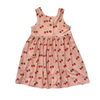 Henley Tank Dress- Cherries