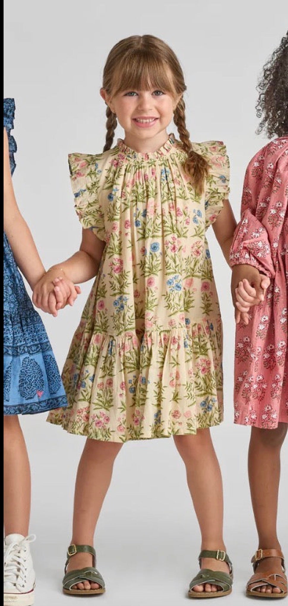 Harper Dress- Leafy Floral