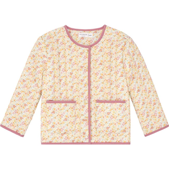 Marigold Floral Quilted Jacket