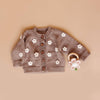 Flower Cardigan- Tan