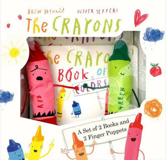 The Crayons Book/Finger Puppet Set
