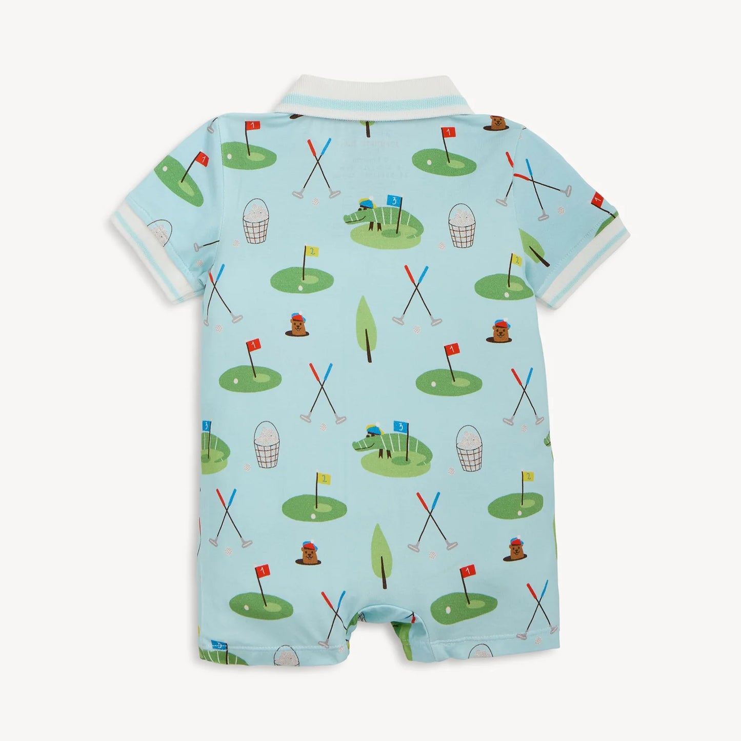 Magnetic Polo Romper- Gopher It