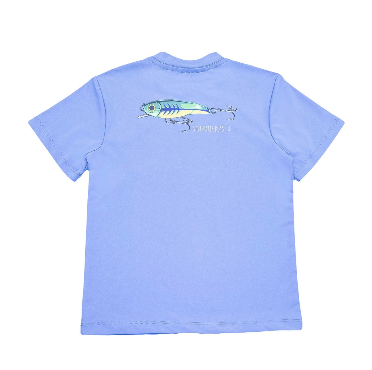 UPF Graphic Performance Tee- Blue Lure