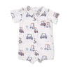 Organic Cotton Polo Shortie- Zooming Golf Carts
