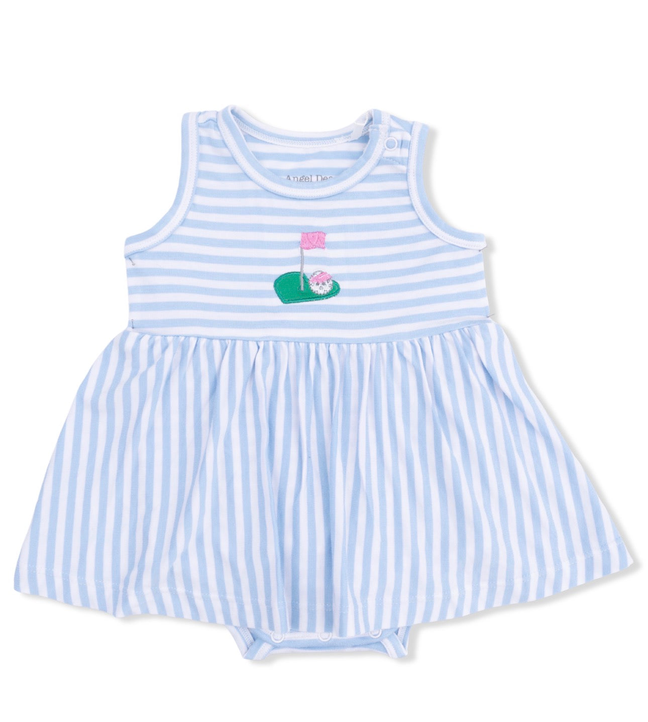 Bamboo Striped Golf Tank Bodysuit