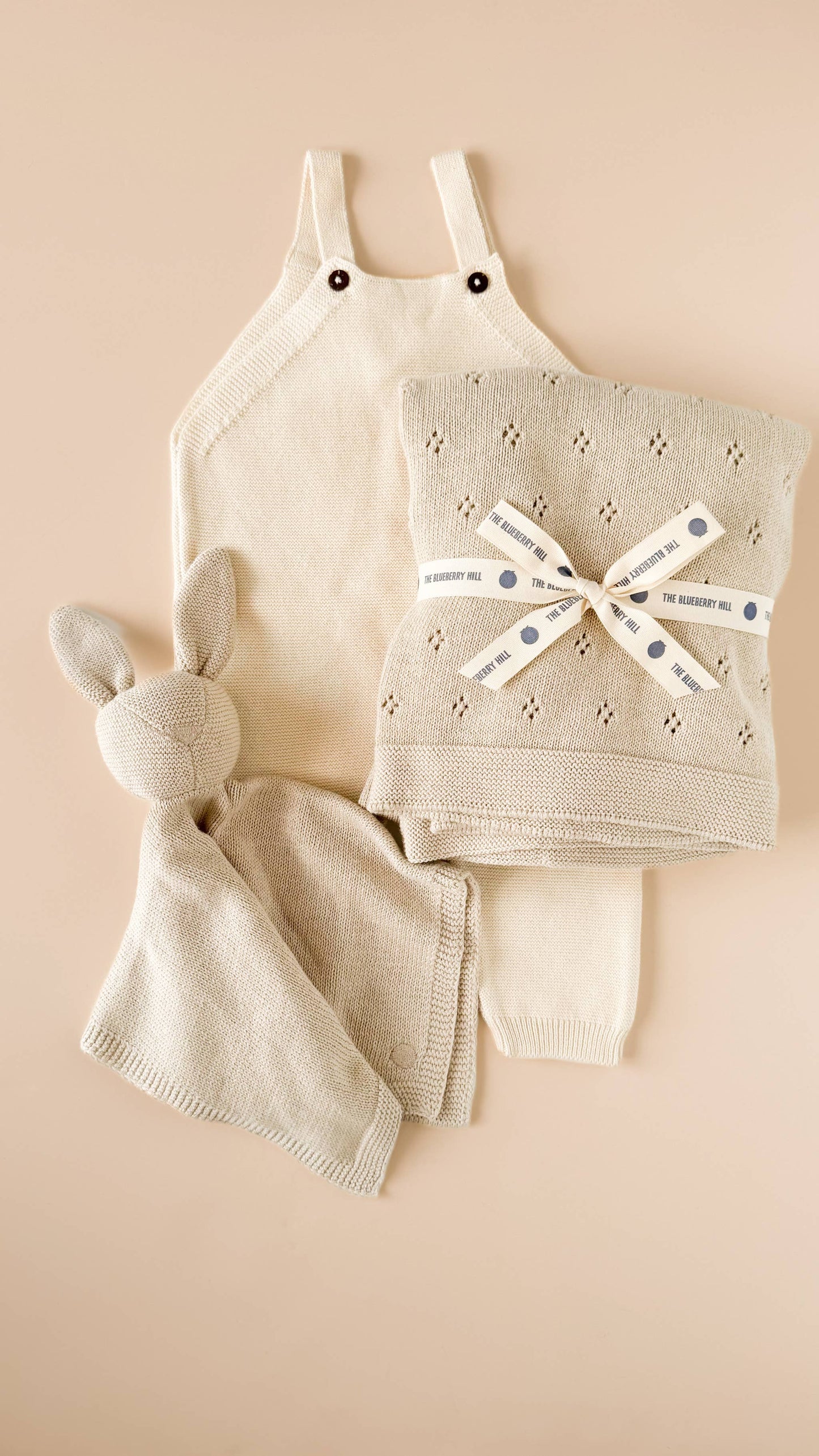 Organic Cotton Pique Blanket- Birch