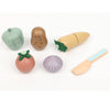 Pretend Play Food Set - Wooden Vegetable Cutting Toys Set