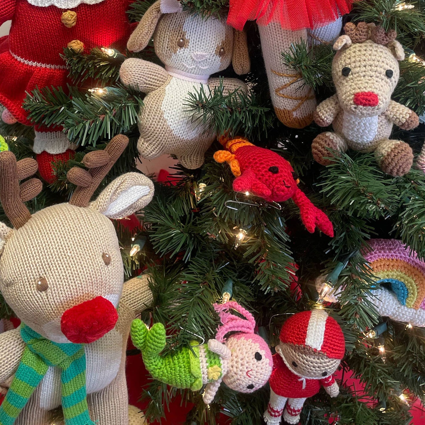 Bamboo Hand Crochet Rattle