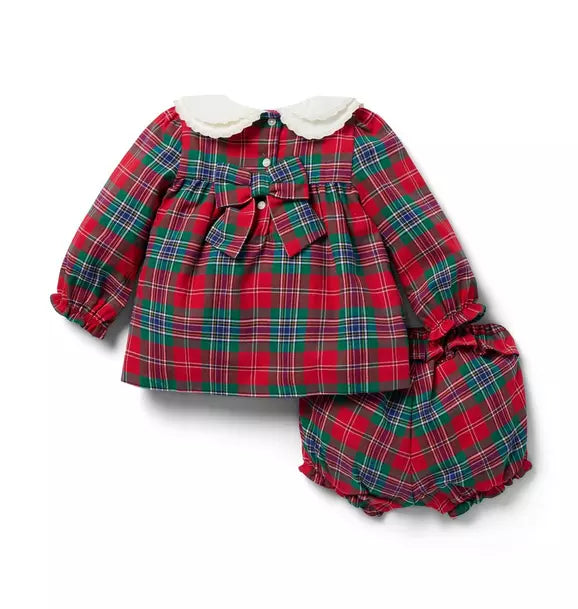 Tartan Baby Set