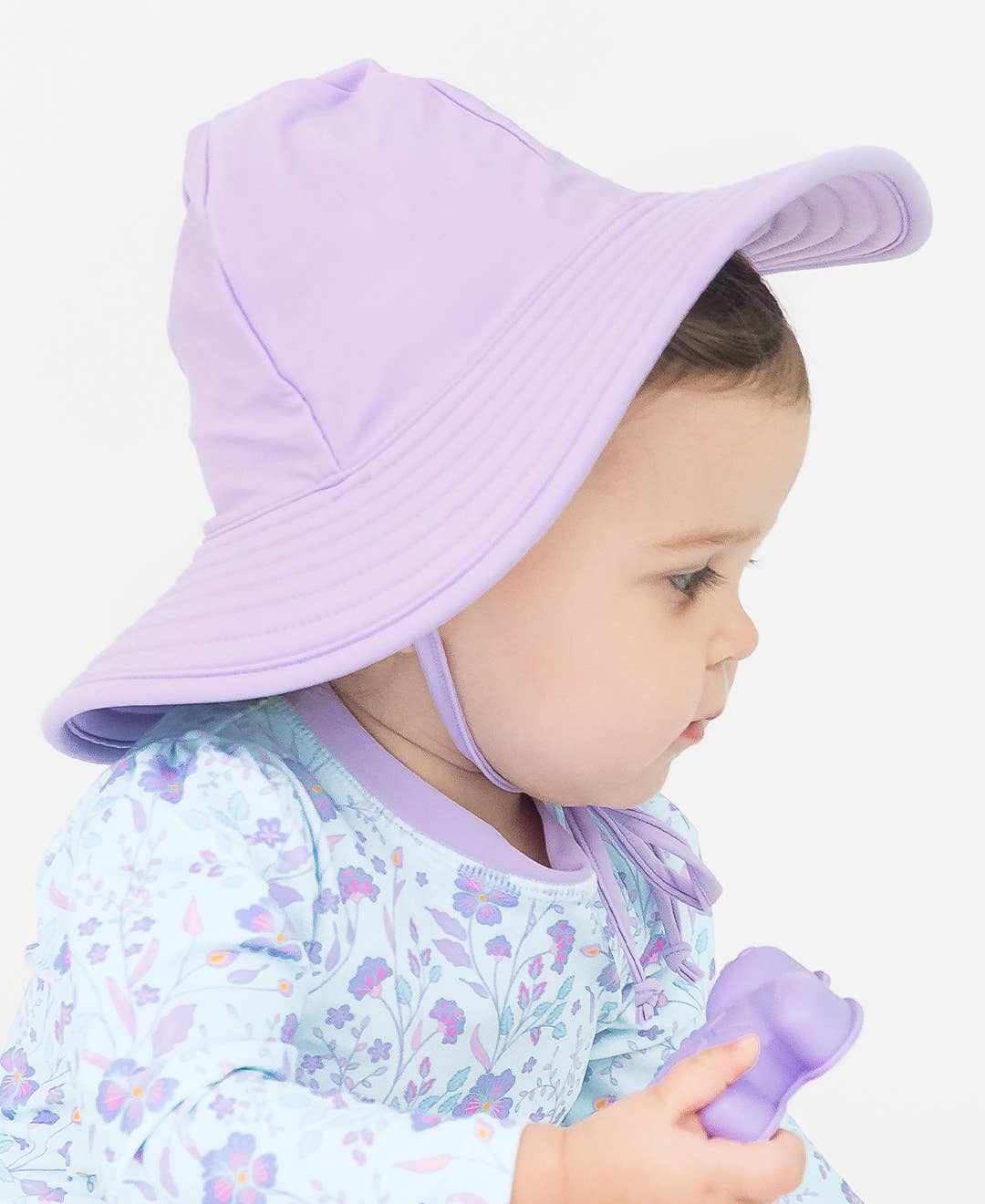 Girls Lavender Swim Hat