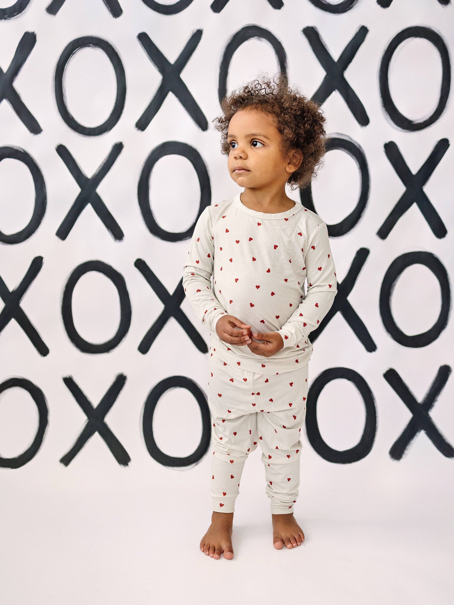 Tiny Hearts Bamboo PJ