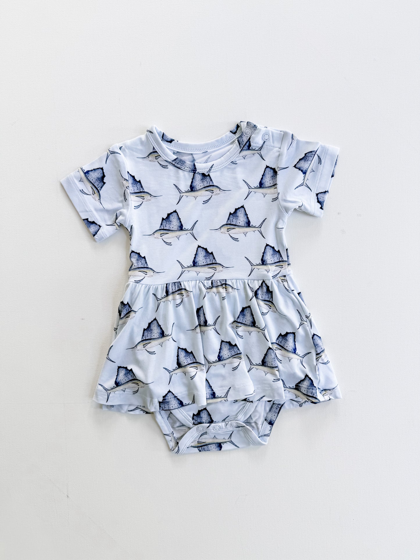 Mahi or Sailfish Skirted Bodysuit