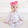 Bamboo Zipper Footie- Little Sister