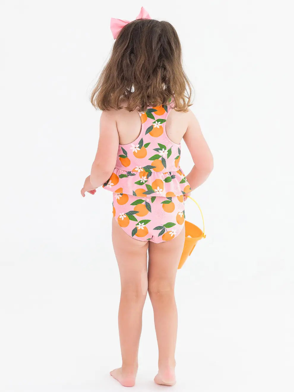 Orange You the Sweetest Reversible Peplum Tankini