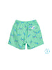 Bermies Swim Trunk- Green Shark