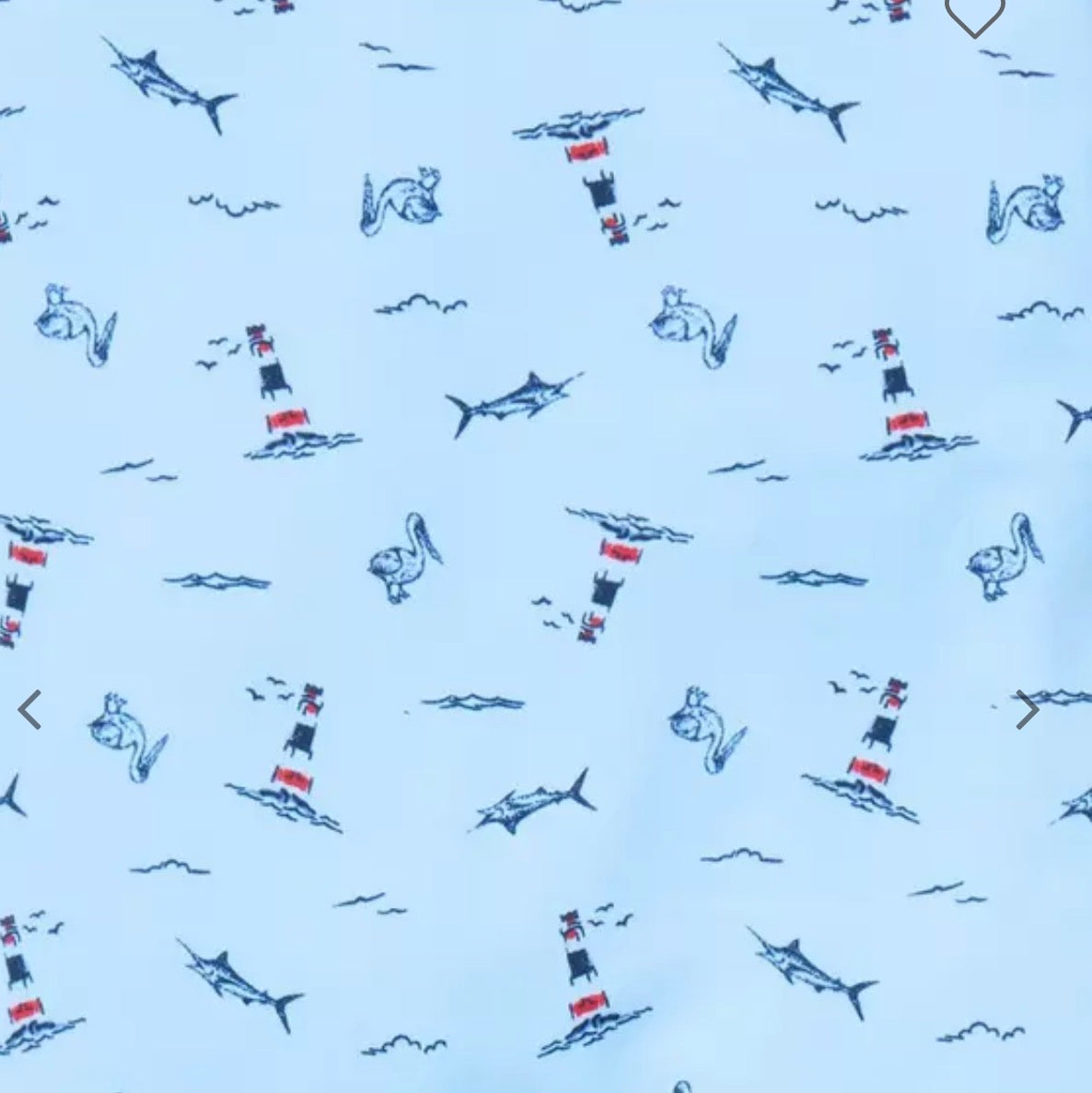 UPF50 Baby Rashguard- Blue Bunting