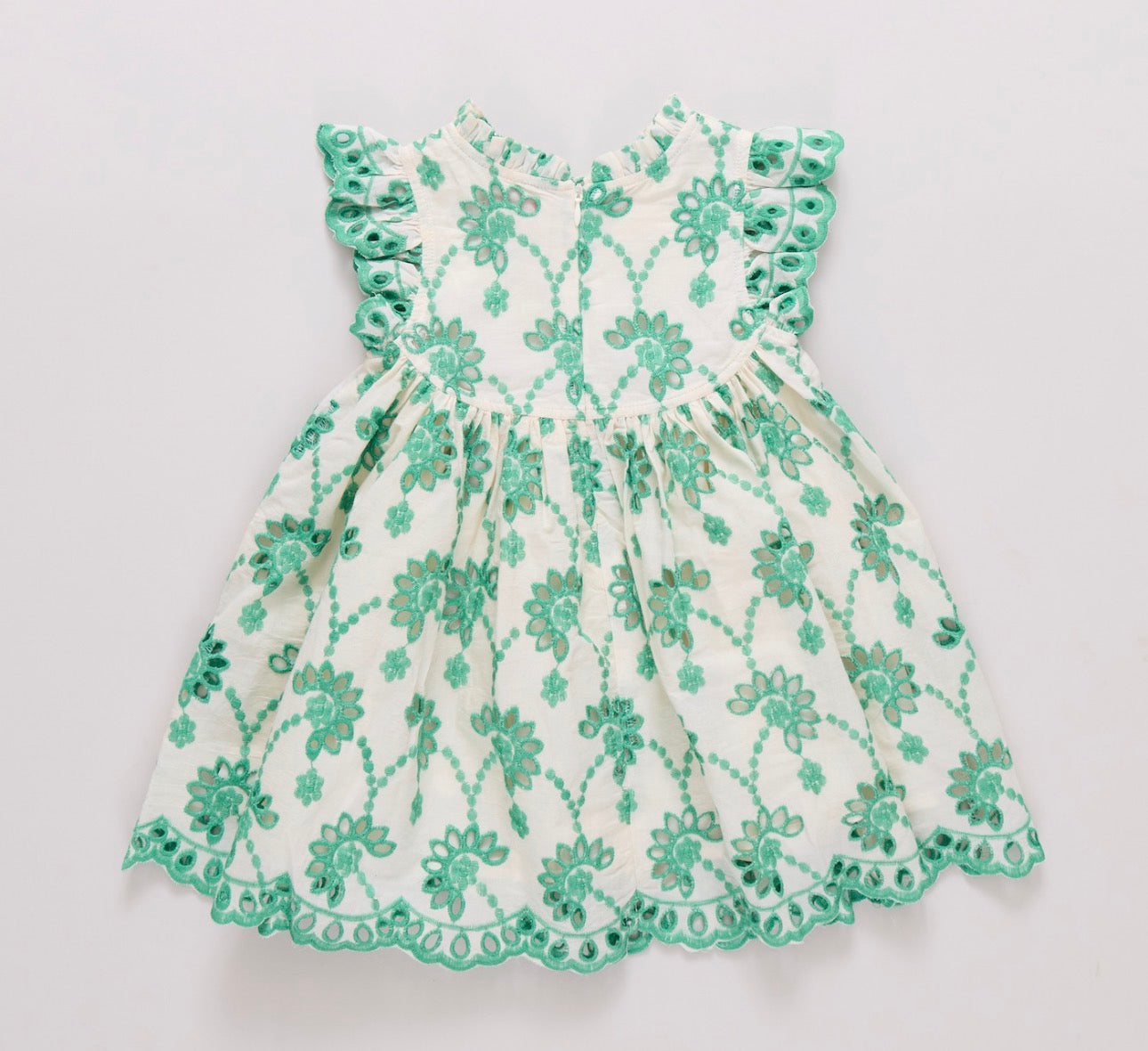 Cynthia Dress- Eyelet Kelly