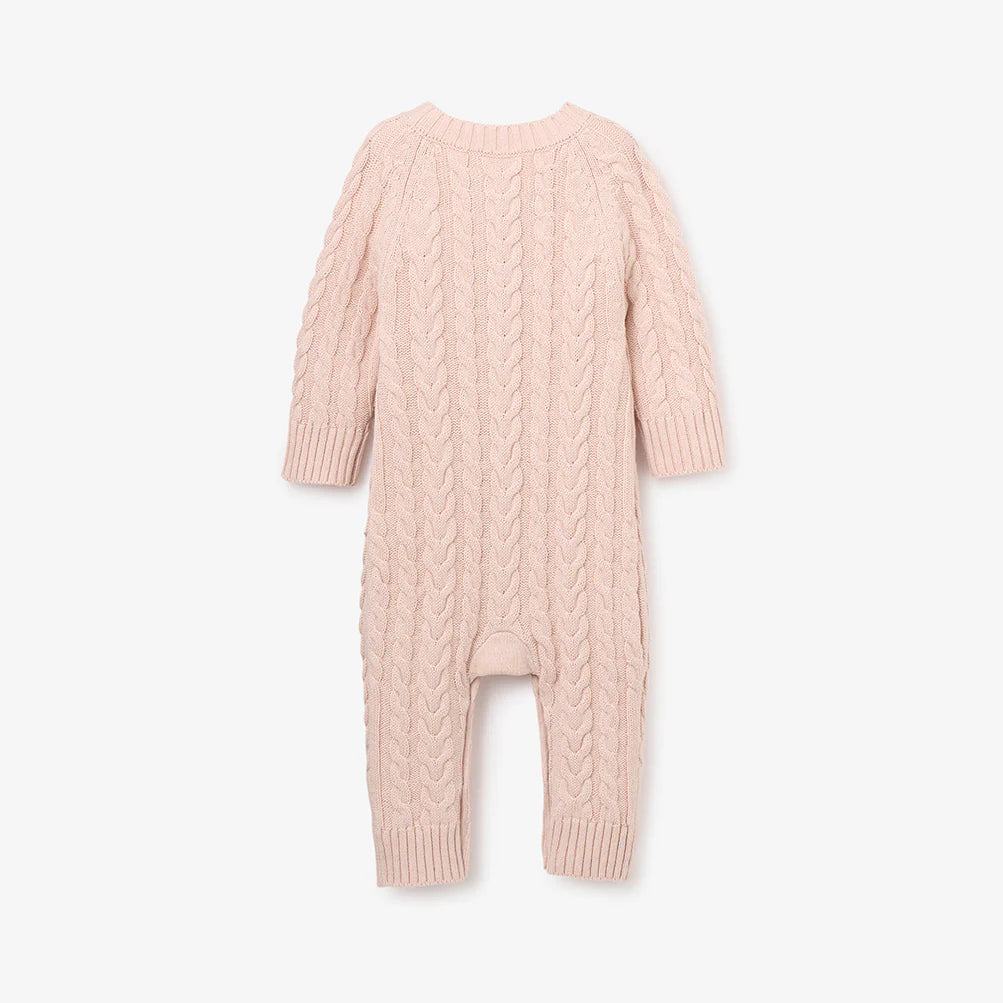 Horseshoe Cable Knit Jumpsuit