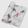 100% Cotton Muslin Swaddle- Multiple Prints