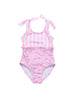 Pink Sea Shoulder Tie Swimsuit