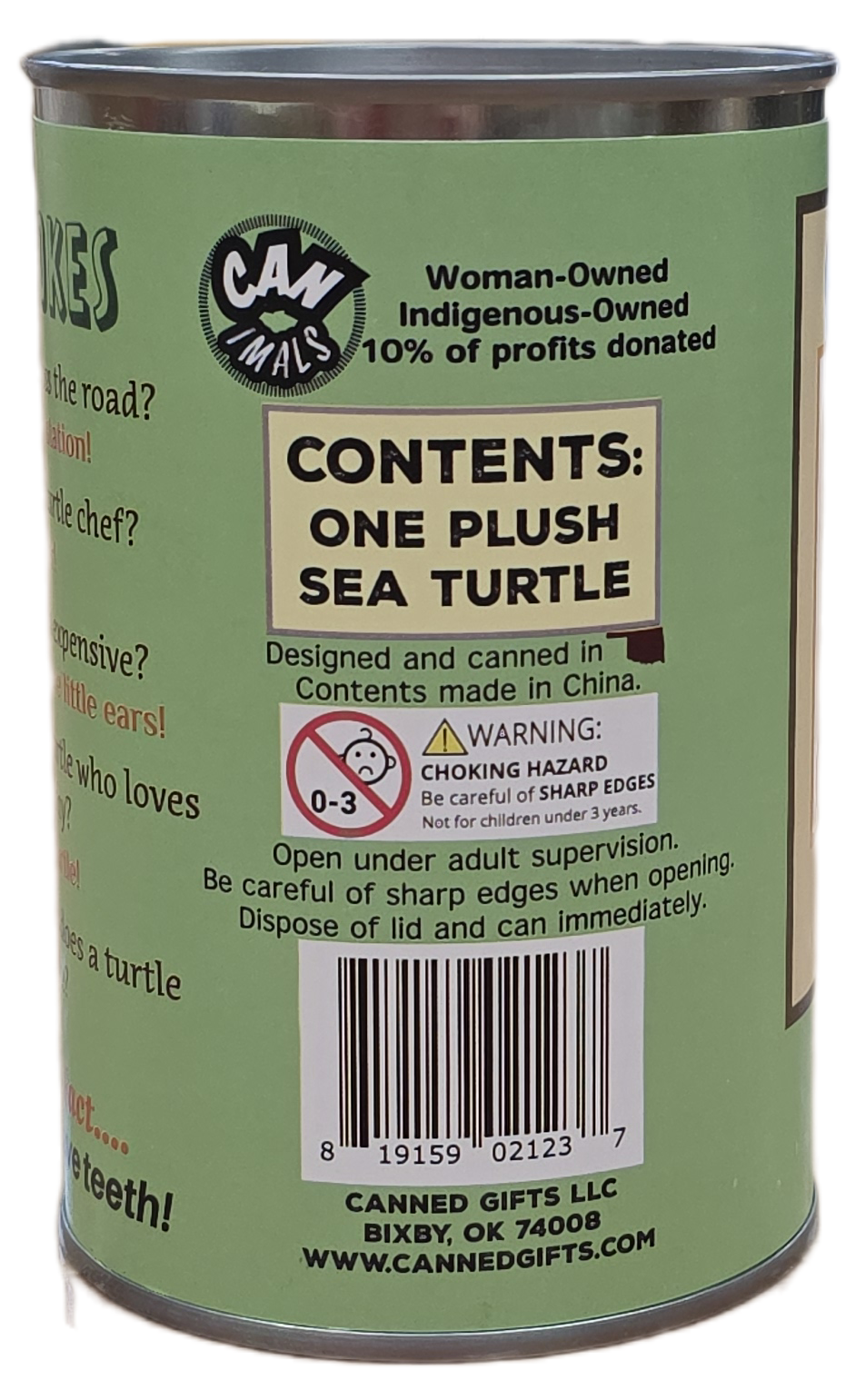 Canned Sea Turtle