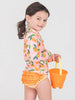 Orange You the Sweetest Rash Guard 2-Piece