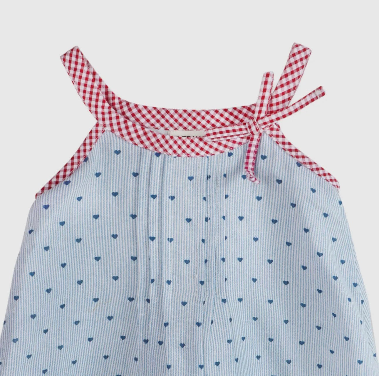 Organic Cotton Dress- Elara Ditsy Hearts