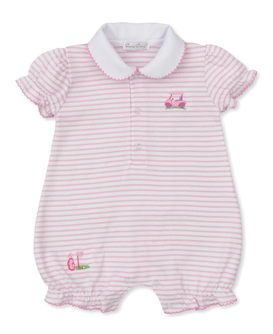 Fairway Foursome Pink Short Playsuit