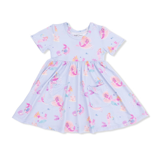 Bamboo Twirl Dress- Mermaid